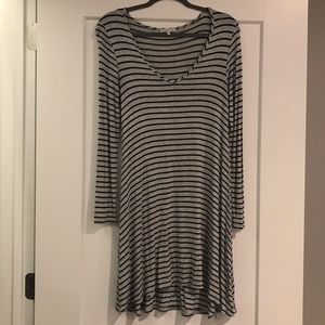 Long Sleeve Striped Dress